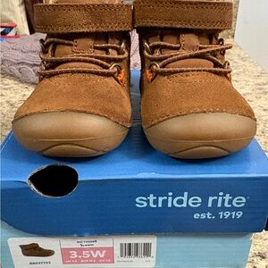 Stride Rite Tan Baby Walkers